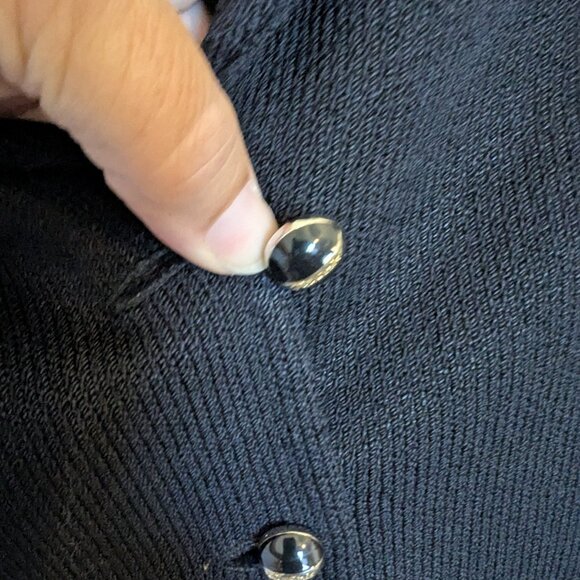 St. John Black Tailored Blazer | 10 | Made in USA | EUC | Quiet Luxury Classic - Picture 4 of 9